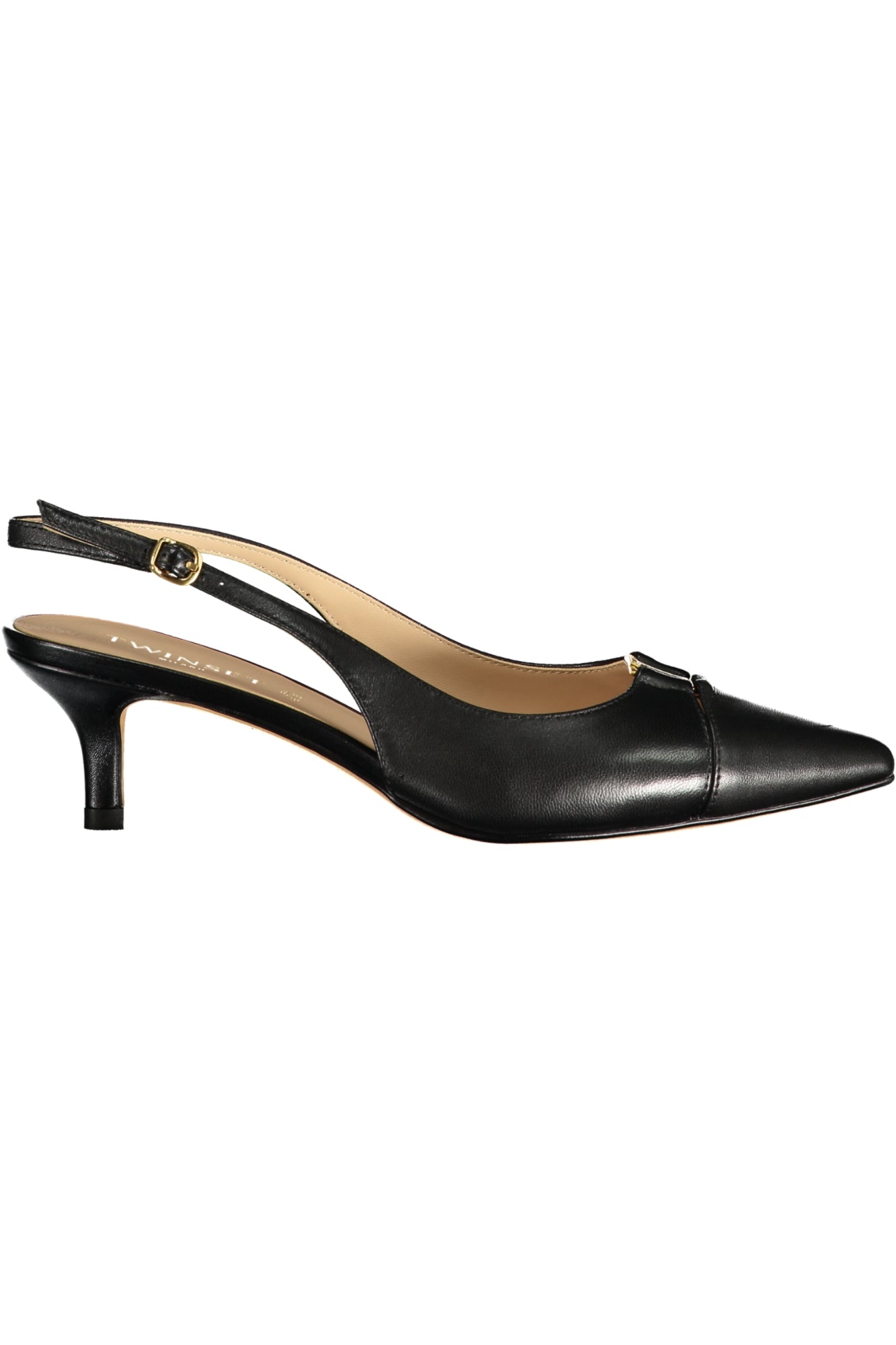 Twinset moteriški sandalai – juoda spalvos, juoda spalva