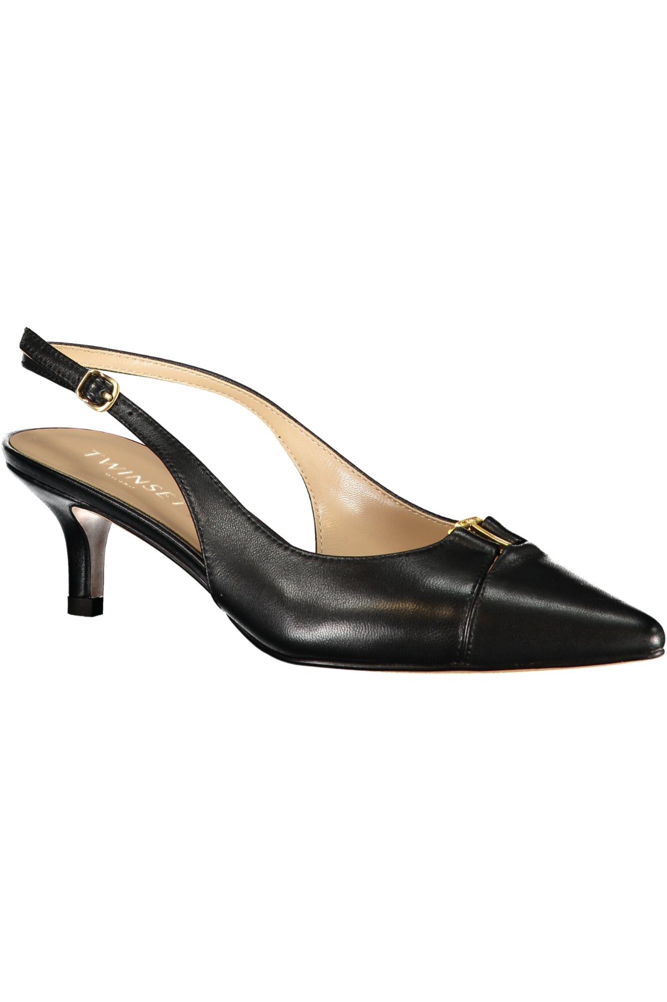 Twinset moteriški sandalai – juoda spalvos, juoda spalva, nuotrauka 2