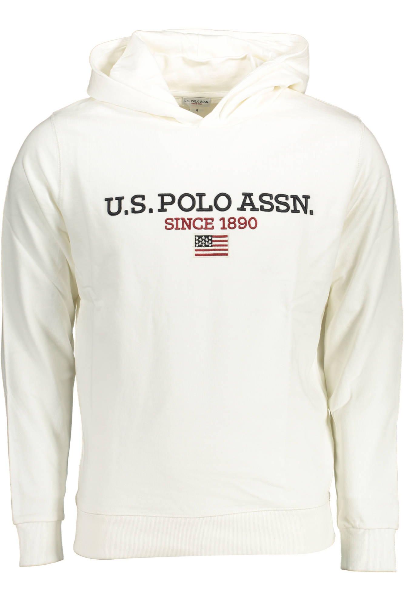U.S. Polo Assn. vyriškas džemperis – baltos spalvos, baltos spalvos