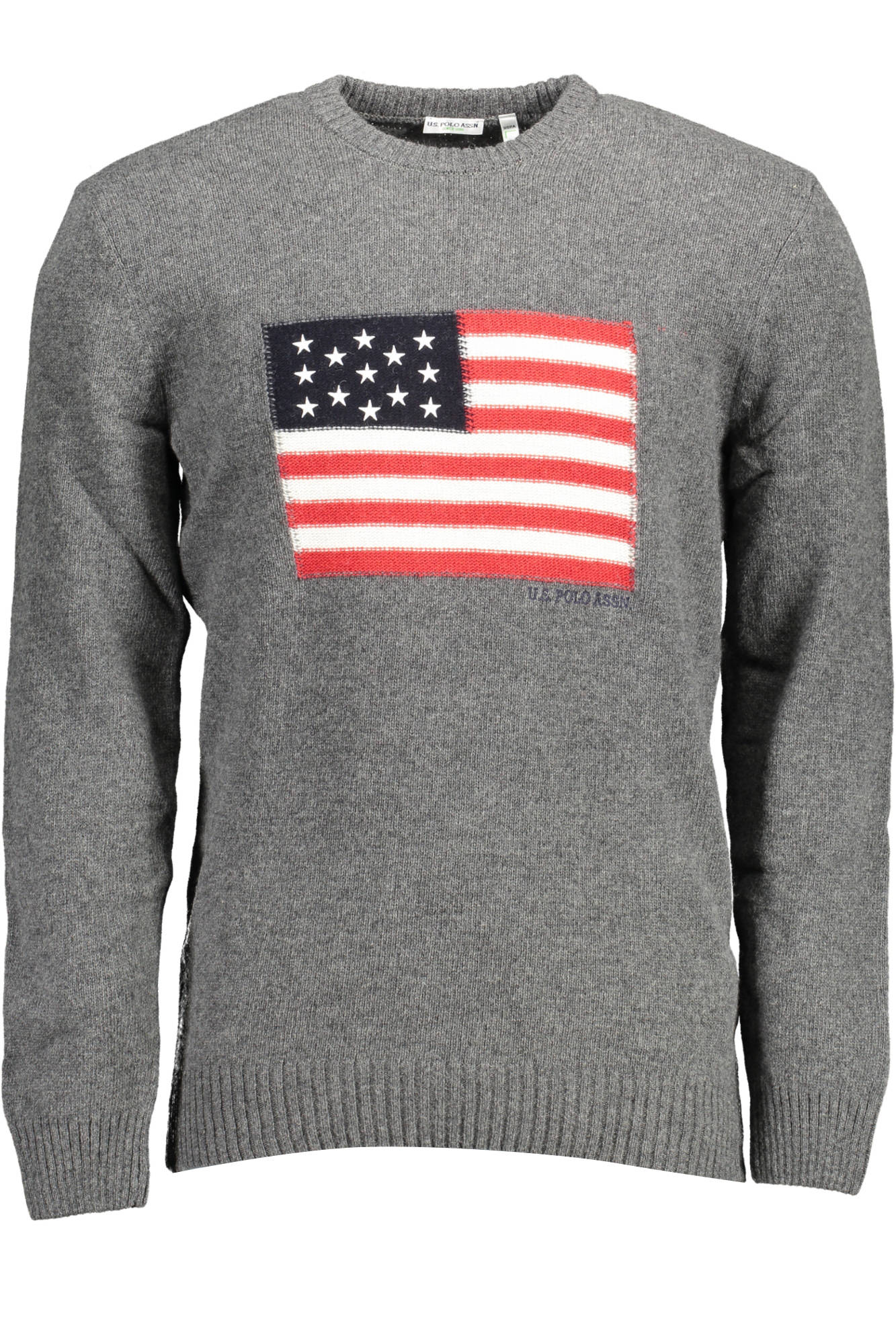 U.S. Polo Assn. vyriškas megztinis – pilkos spalvos, pilkos spalvos