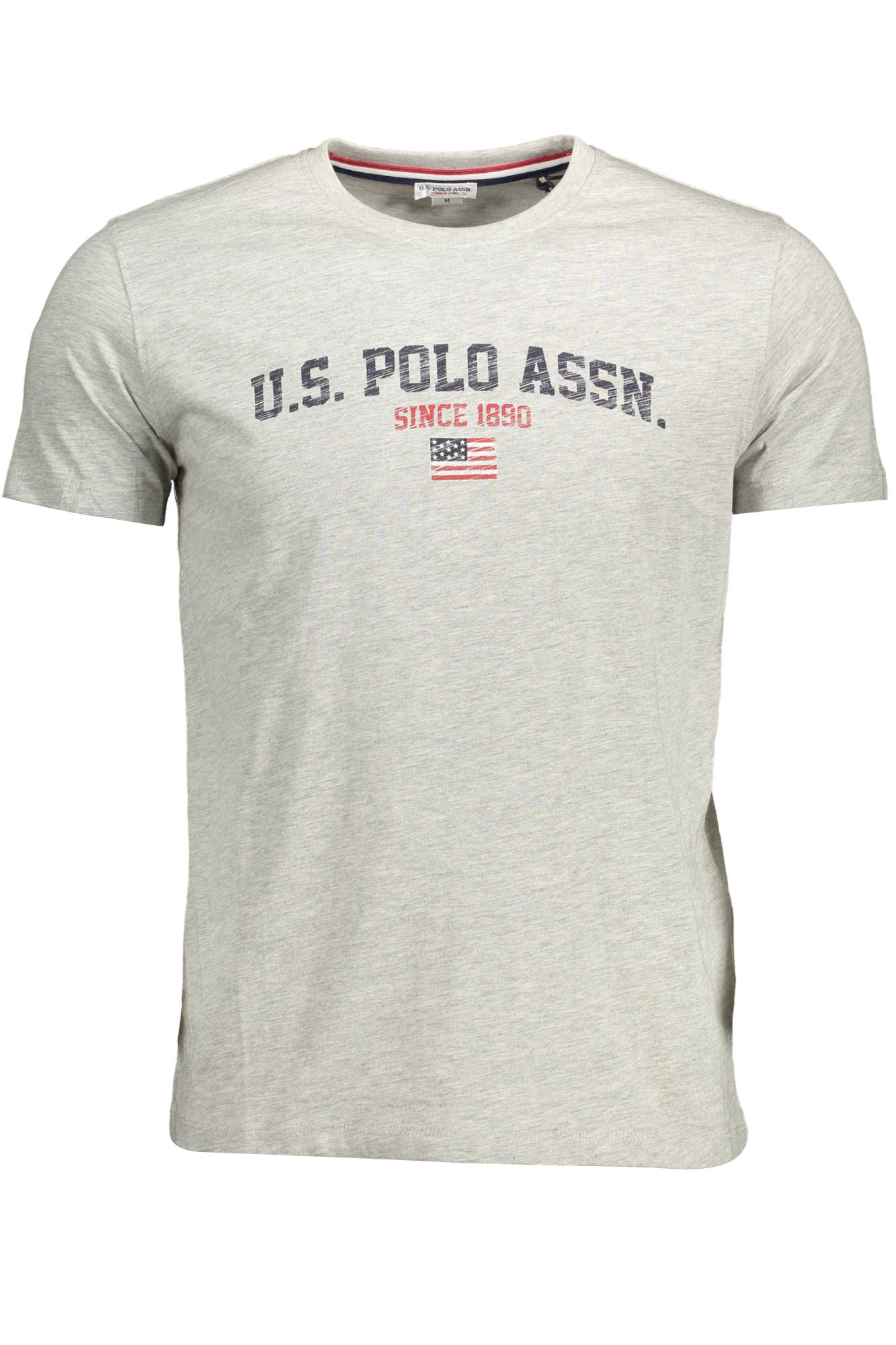U.S. Polo Assn. vyriški marškinėliai – pilka spalvos, pilka spalva