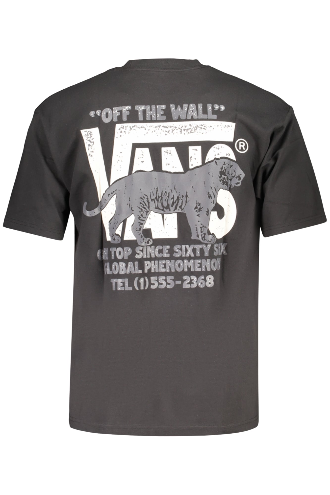 Vans vyriški marškinėliai – juodos spalvos, juodos spalvos, nuotrauka 2