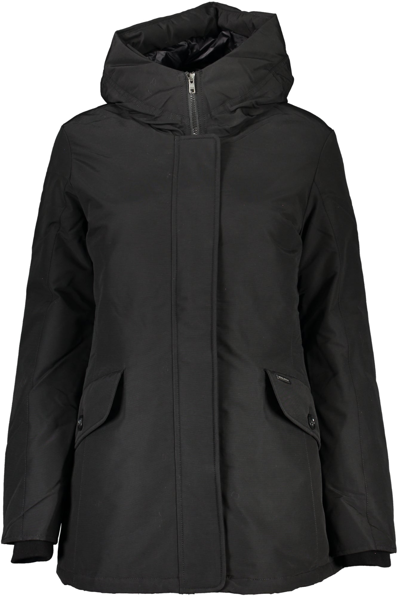 Woolrich moteriška striukė – juodos spalvos, juodos spalvos